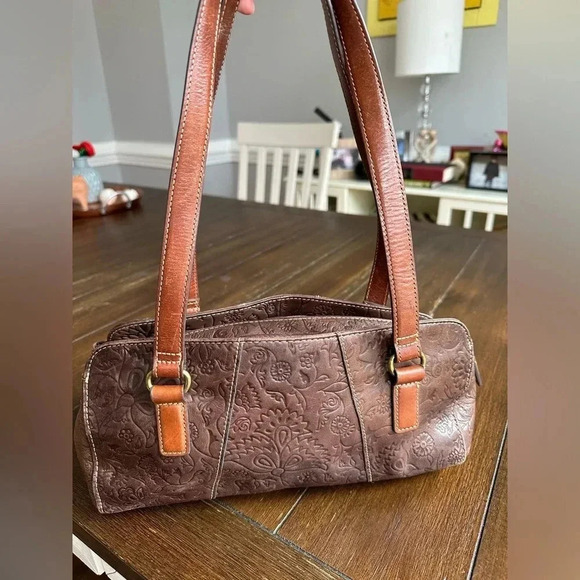 Fossil leather shoulder bag - Picture 2 of 16